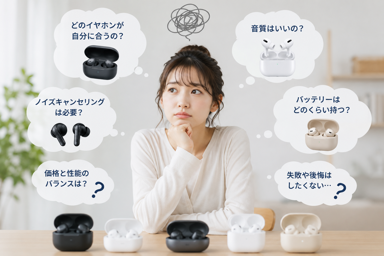 イヤホン選びにまよっていませんか