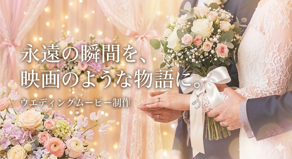 結婚式ムービー比較、Wishがおすすめ、トップ画像